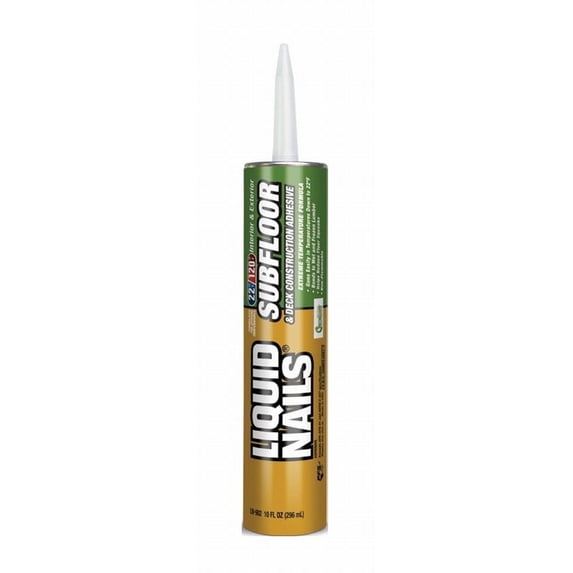 Liquid Nails LN-902 12 Pack 10 oz. Subfloor and Deck Construction Adhesive, White