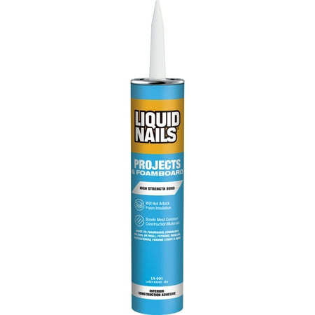 Liquid Nails Latex Projects 10 oz. Off-White Interior Projects and Foamboard Adhesive