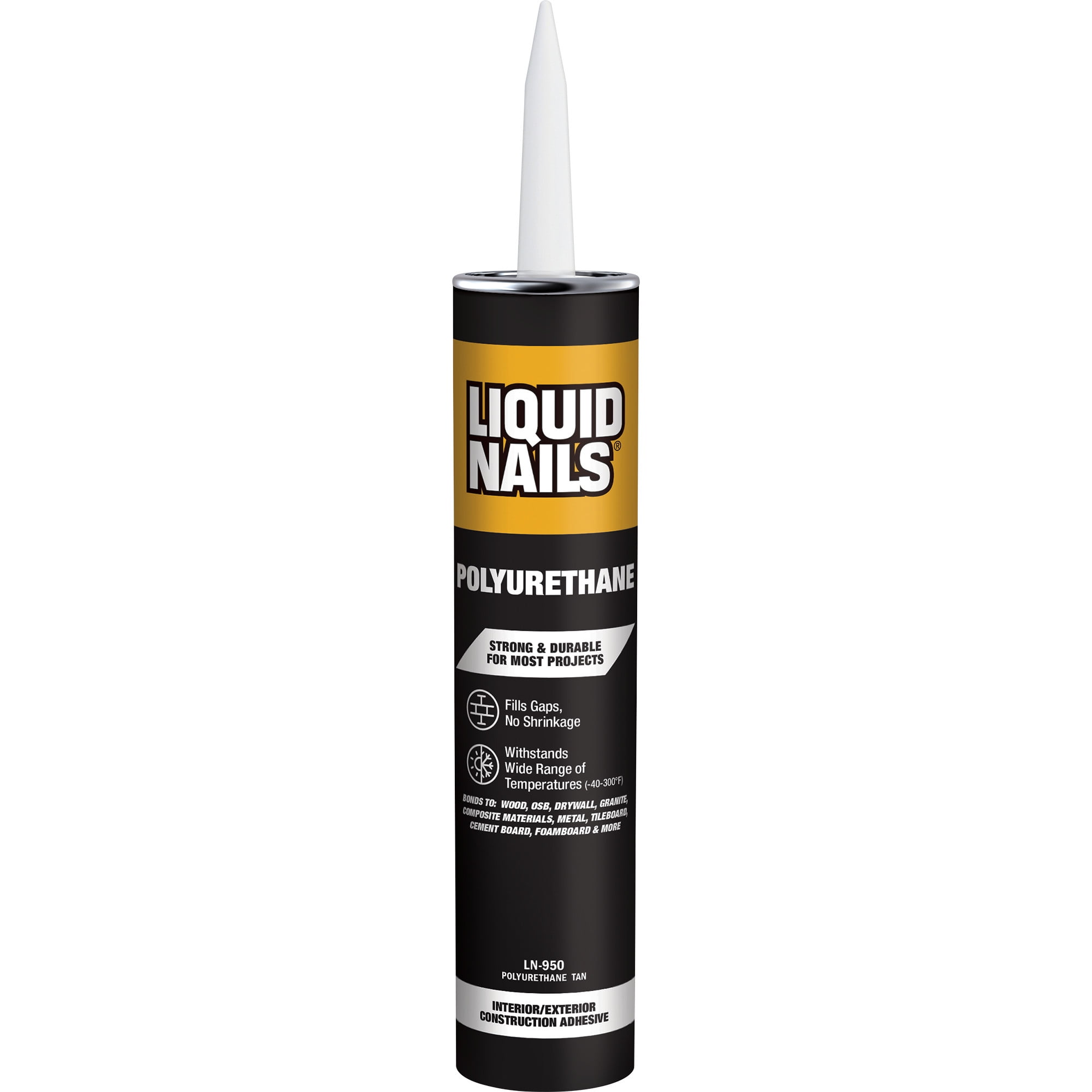 Liquid Nails Polyurethane 10 oz. Interior and Exterior Construction