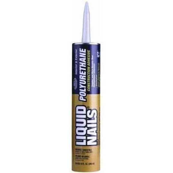 Liquid Nails Polyurethane Construction Adhesive Cartridge 10 Oz
