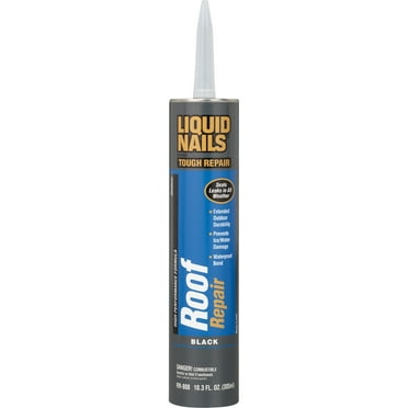 Liquid Nails Roof Repair 10.3 oz. Black Exterior Waterproofing Roof Adhesive