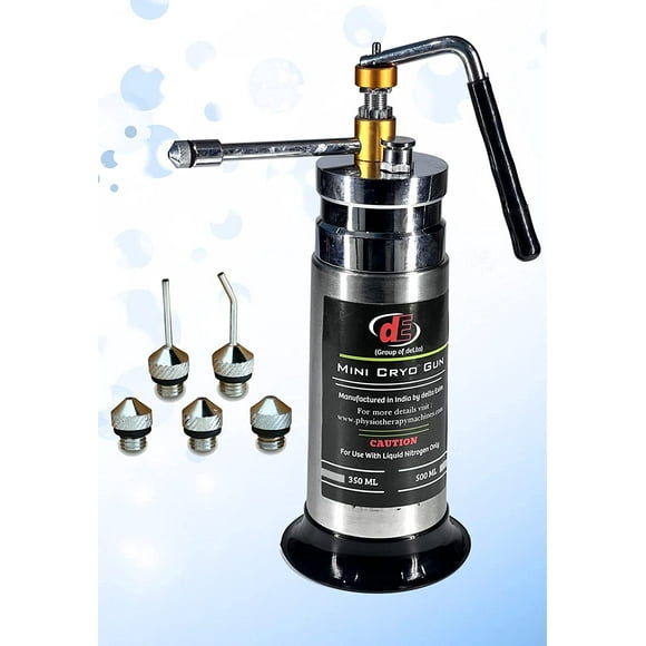 Liquid Nitrogen (LN2) Sprayer Freeze Treatment Instrument Empty Tank 5 Heads Freeze 350 ml (11.8oz) capacity - Empty