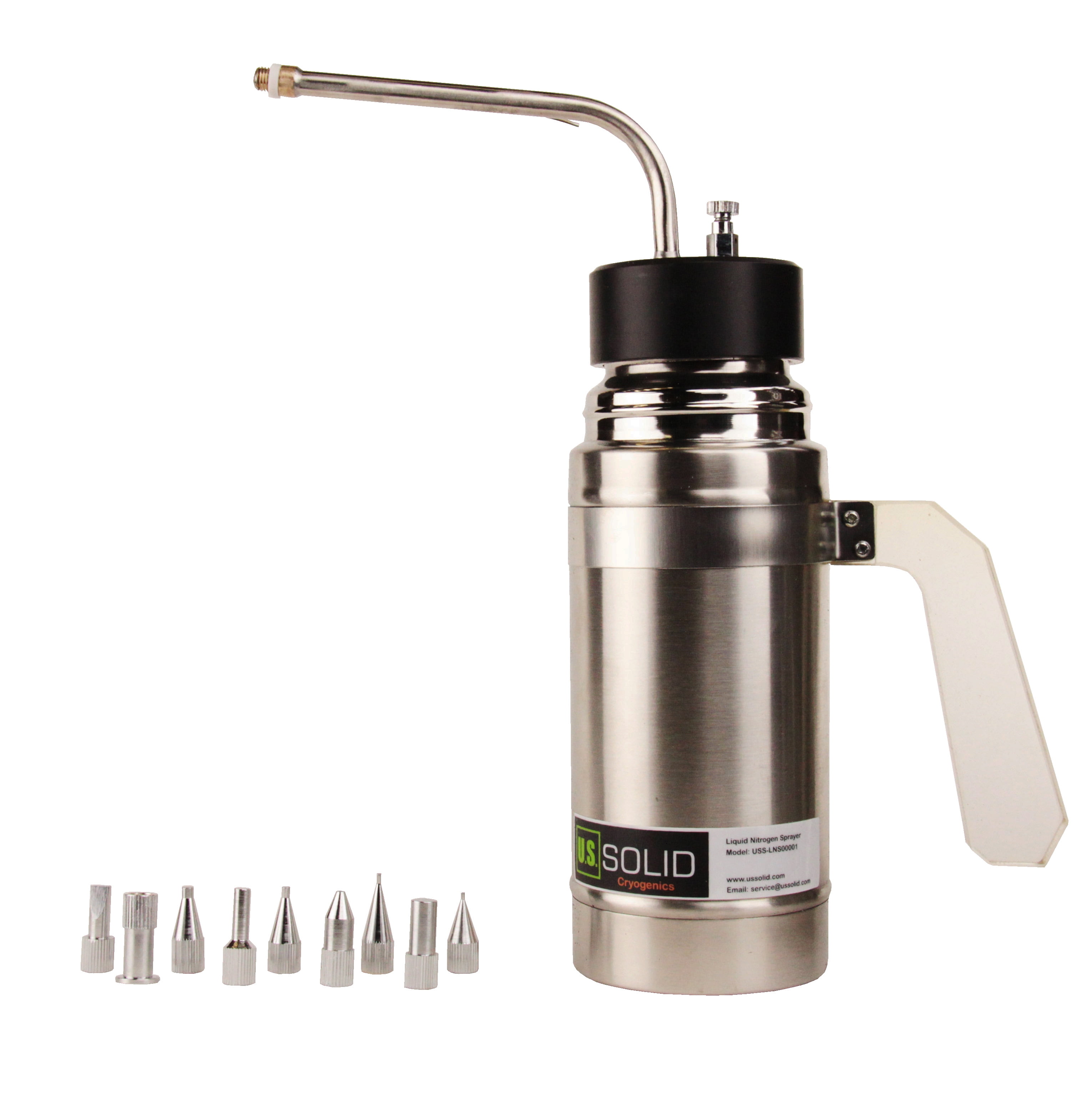 INPANOLS 3L Liquid Nitrogen Dewar, Cryogenic Nitrogen Container Tank with 3  Canisters & Carry Bag