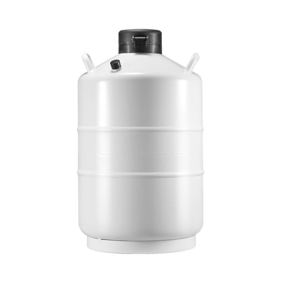Liquid Nitrogen Tank 20L Aluminum Alloy LN2 Dewar 6 Canisters Storage