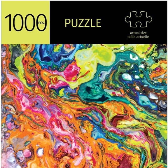 Liquid Paint Design Puzzle, 1000 Pieces