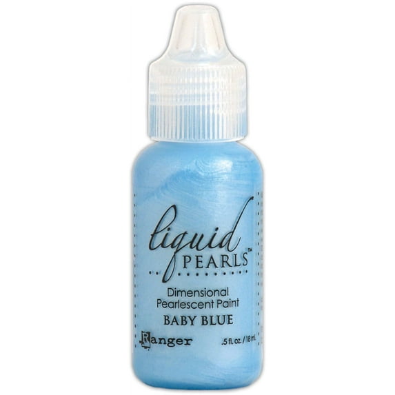 Liquid Pearls Dimensional Pearlescent Paint .5oz-Baby Blue