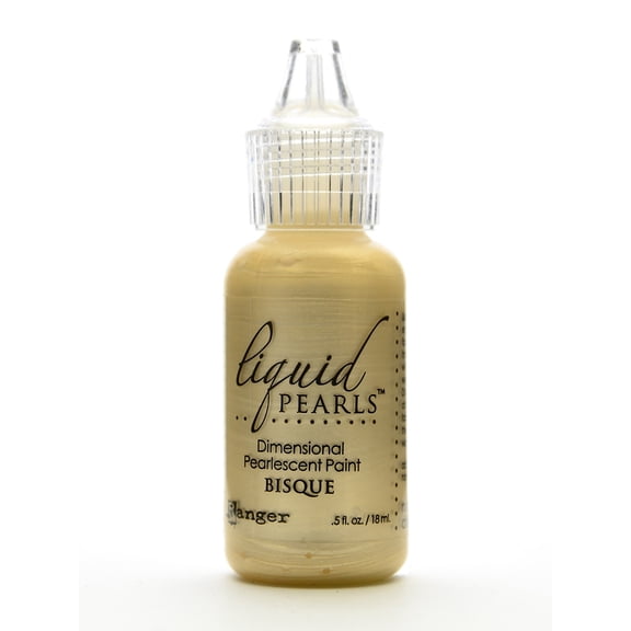 Liquid Pearls Pearlescent Paint bisque, 0.5 oz., bottle (pack of 8)