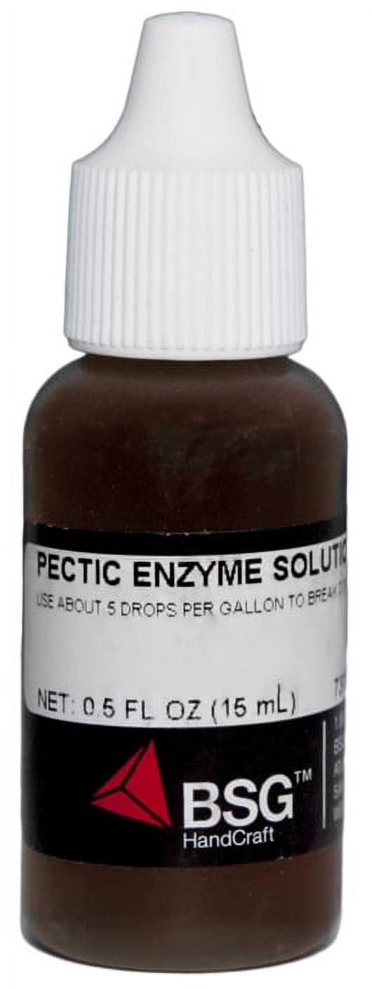 Pectic Enzymatic Liquid 0.5oz Bottle for Wine Making, Efficient
