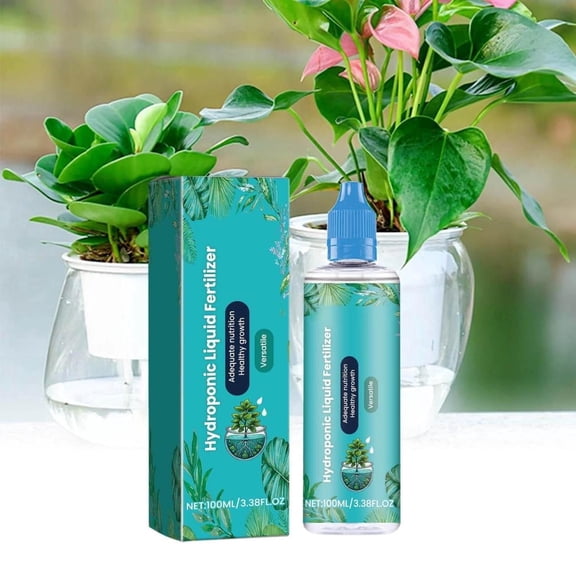 Liquid Plant Food Hydroponics Nutrients for Indoor House Plants, Tomato, Strawberry, Lucky Bamboo, Lettuce, Vegetable Garden & Herbs Nutrients Liquid Fertilizer for All Growing Systems