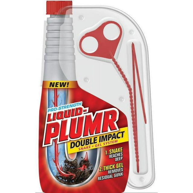 Liquid Plumr Snake Plus Professional Strength Drain Opener, 18 oz