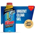 thumbnail image 1 of Liquid-Plumr Drain Clog Remover Gel, Urgent Clear, 17 fl oz, 1 of 10