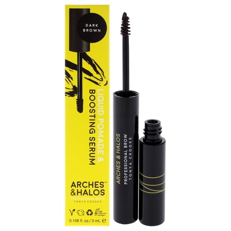 Liquid Pomade and Boosting Serum - Dark Brown by Arches and Halos for Women - 0.106 oz Makeup