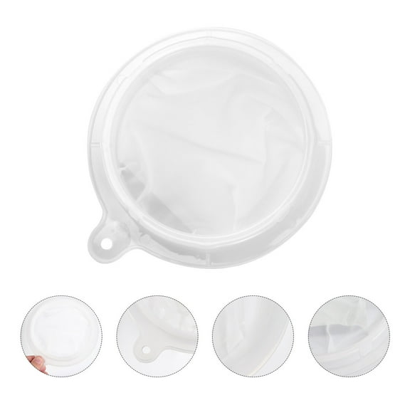 Liquid Pour Funnels for Kitchen Use Milk Filter Flask White