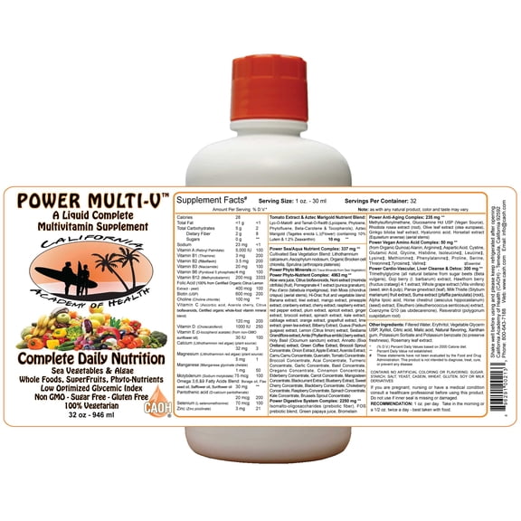 Liquid Power Multivitamins 32 oz from CAOH