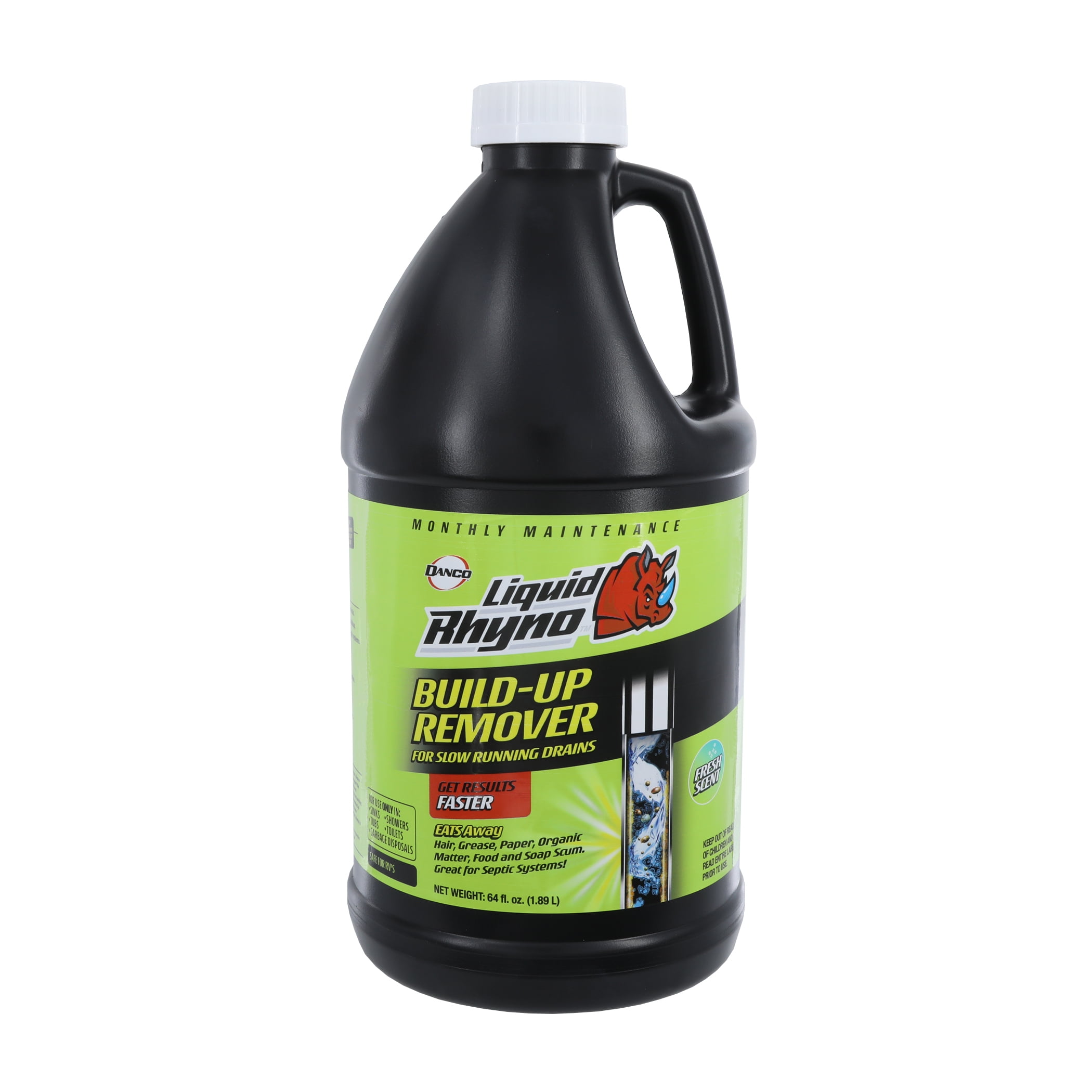 Liquid Rhyno 64 oz. Monthly Maintenance Drain Buildup Remover, 1Pack