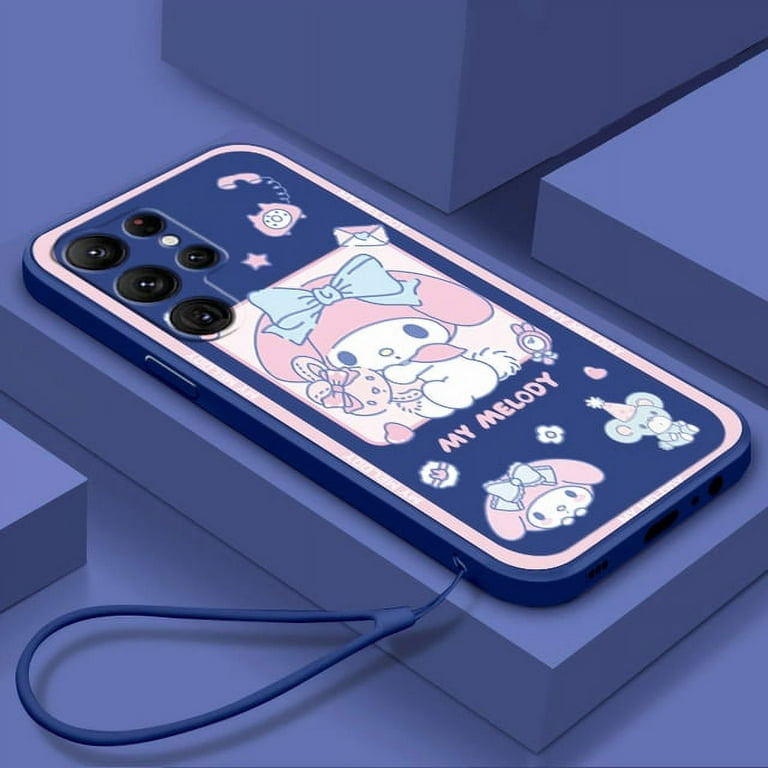 Liquid Rope Funda Cinnamoroll Sanrio Melody Phone Case For Samsung Galaxy  S23 S22 S21 S20 FE S10 Plus Lite Ultra 5G Soft Cover 