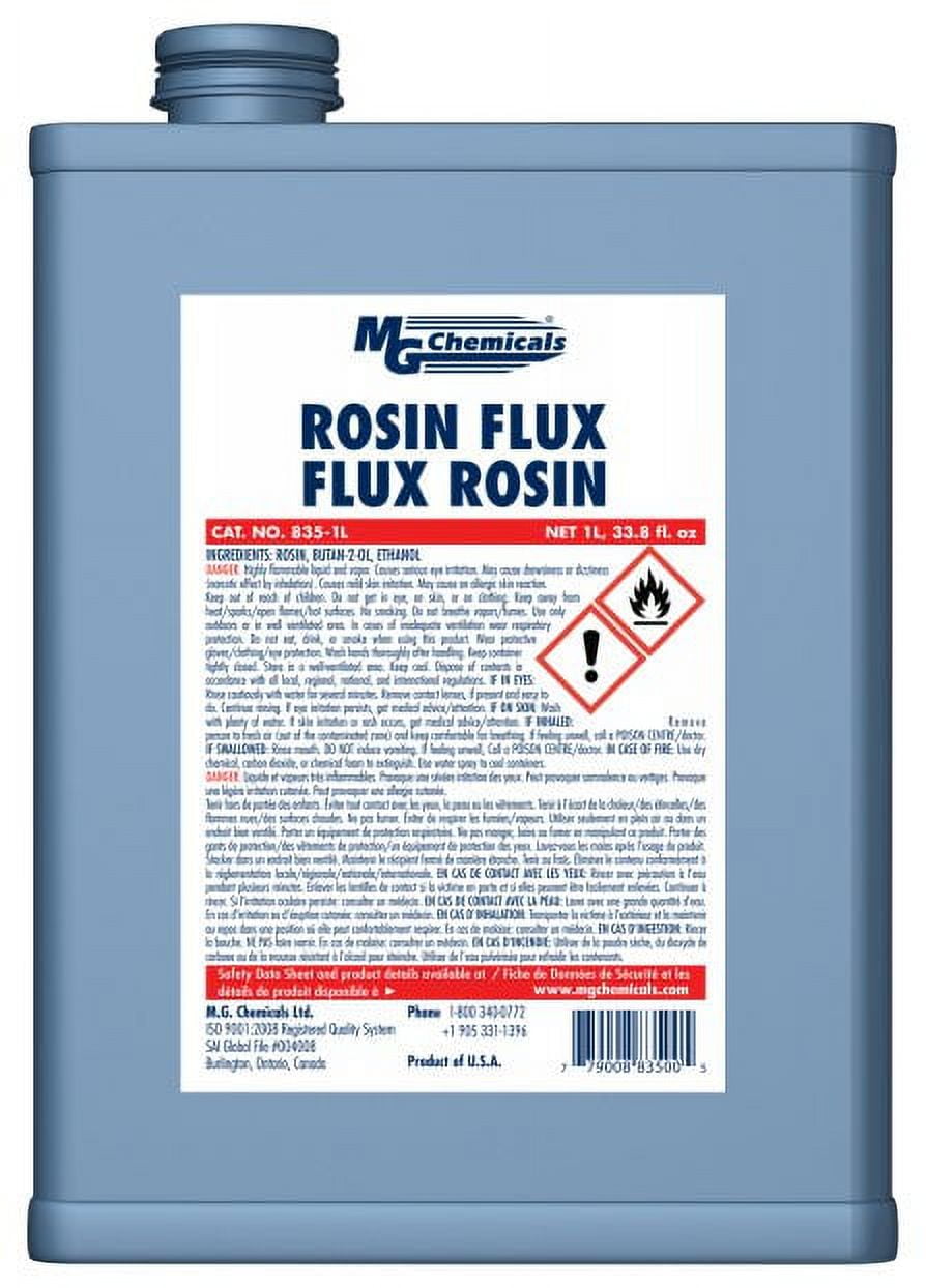 MG Chemicals - 835-1L Liquid Rosin Flux, for Leaded and Lead Free