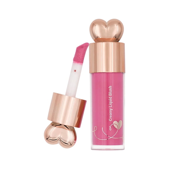 Liquid Rouge Stick, Lightweight Breathable Velvet Matt Blush Wall for Cheeks with Sponges, Durable, Waterproof, Natural Finish, Contouring And Brightening Blush Beauty Makeup Stick, Gifts for Women