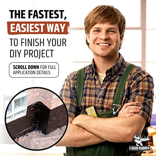 Liquid Rubber Concrete Foundation and Basement Sealant Indoor