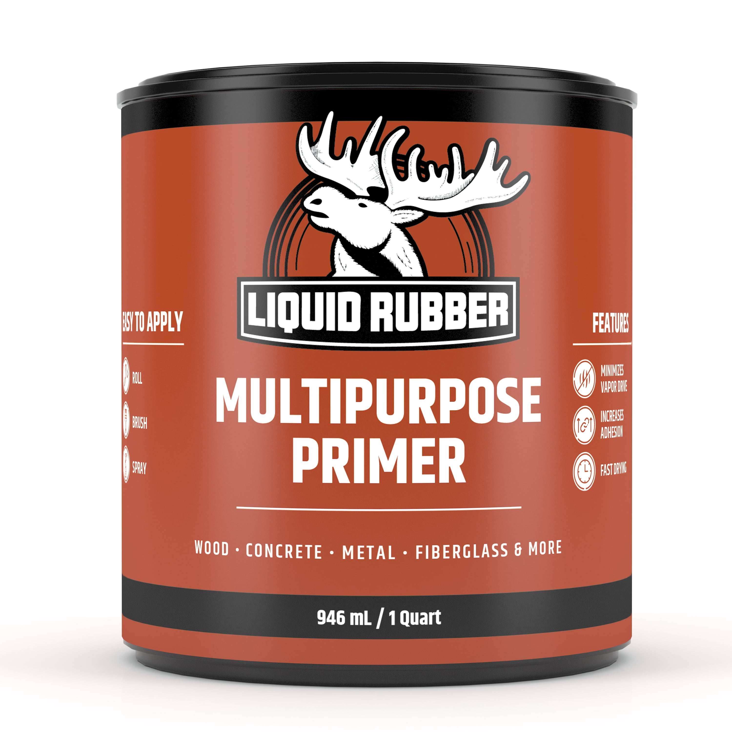 Liquid Rubber Multi-Purpose Primer | Fast Drying | 1 Quart