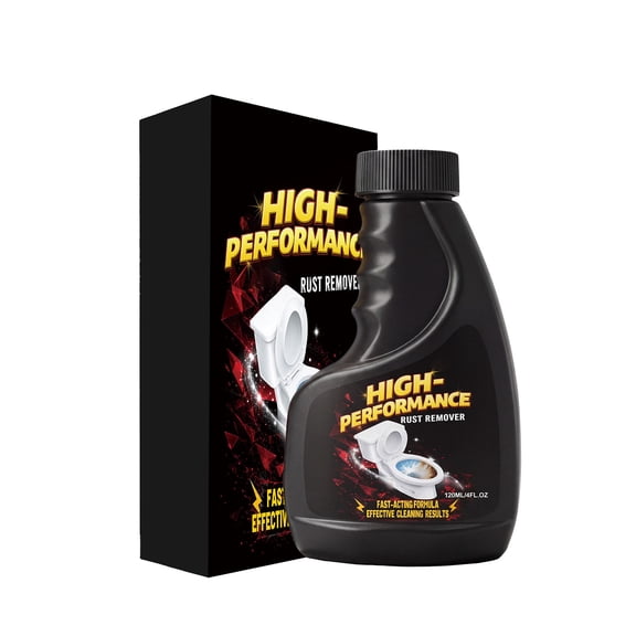 Liquid Rust Remover For Bathroom 120ml Cleaner Removes Limescale Hard Water Stains From Toilets Sinks Tiles