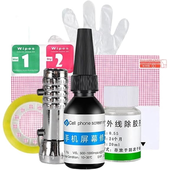 Liquid Screen Protector,Glass Crack Repair Liquid Phone - Fix Cellphone Protective Coating Maintenance Care Supplies for Tablets Smartphones Smart Watches