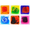 thumbnail image 1 of Sensory Floor Tiles for Kids Toddlers | 30cm x 30cm Liquid Puzzle Mats | Colorful Autism Sensory Play Tiles for Preschool & Daycare 6 Pack, 1 of 8