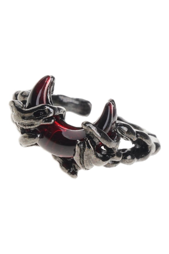 Liquid Shines Finish Copper Rings with Sun/Moons Designs Adjustable Fit Finger Accessories Jewelry for Couples