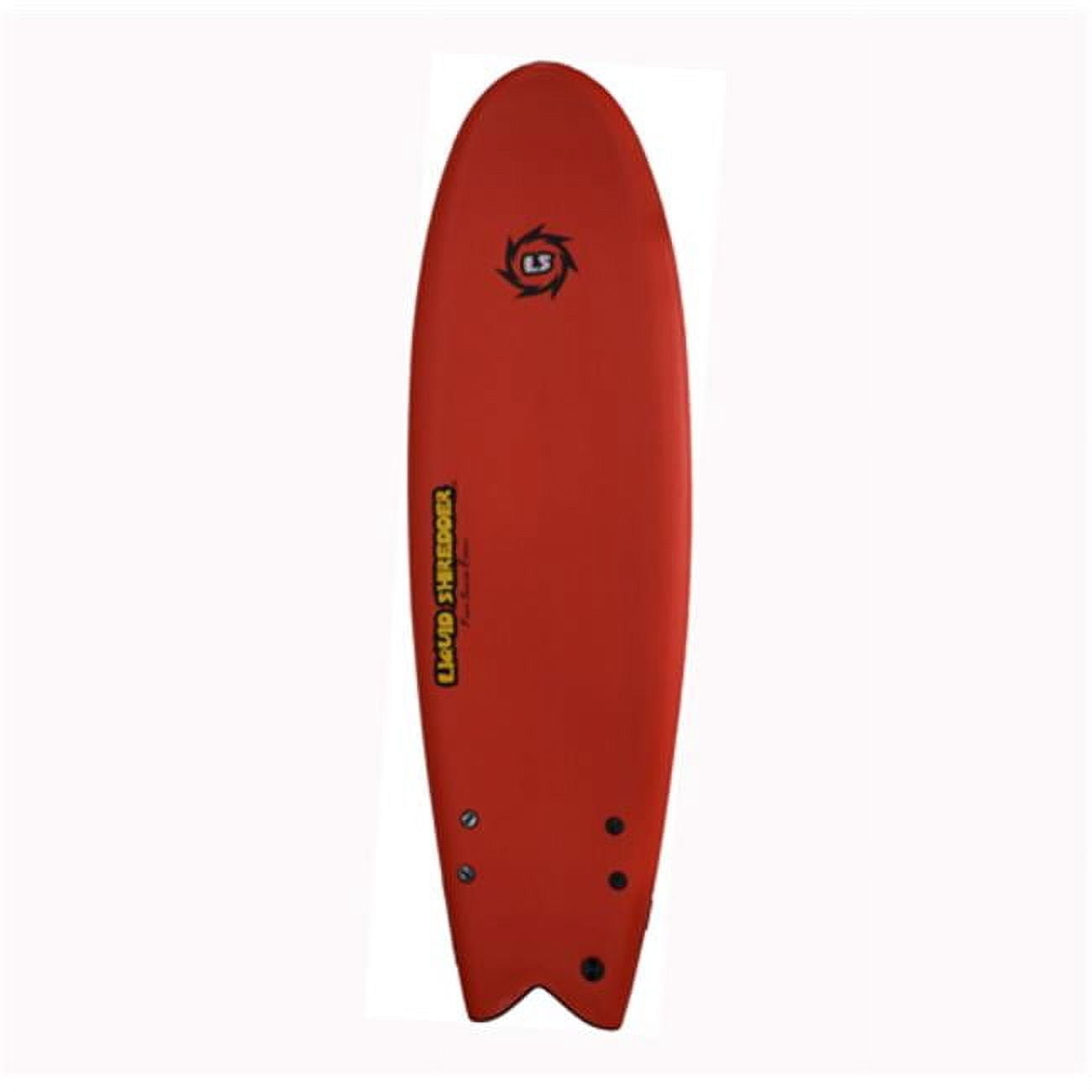 Liquid Shredder 5 ft. 10 in. FSE Fish EPS-PE Soft Surf Board, 