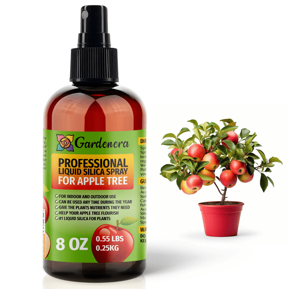 ⭐ 𝐁𝐄𝐒𝐓𝐒𝐄𝐋𝐋𝐄𝐑 Liquid Silica Boost Fertilizer and Supplement Spray for APPLE TREE Plants – Pre-Mixed, Ready-To-Use Liquid Silicon Plant Superfood Mist for Indoor & Outdoor Plants – 8oz