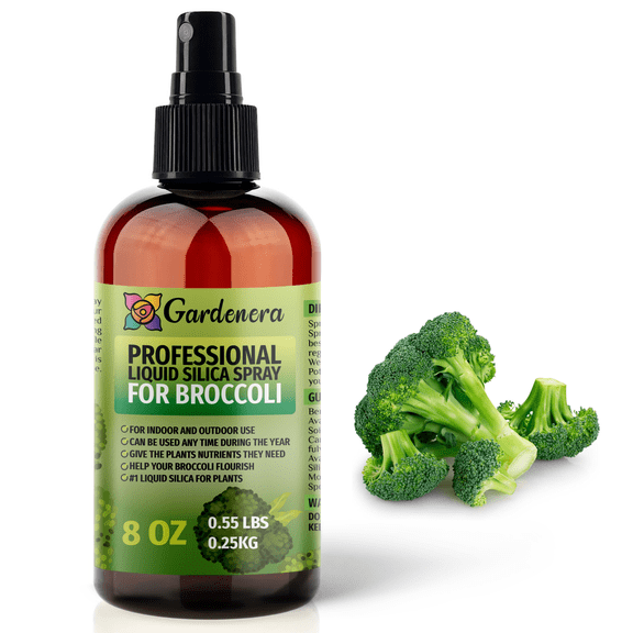 ⭐ 𝐁𝐄𝐒𝐓𝐒𝐄𝐋𝐋𝐄𝐑 Liquid Silica Boost Fertilizer and Supplement Spray for BROCCOLI Plants – Pre-Mixed, Ready-To-Use Liquid Silicon Plant Superfood Mist for Indoor & Outdoor Plants – 8oz