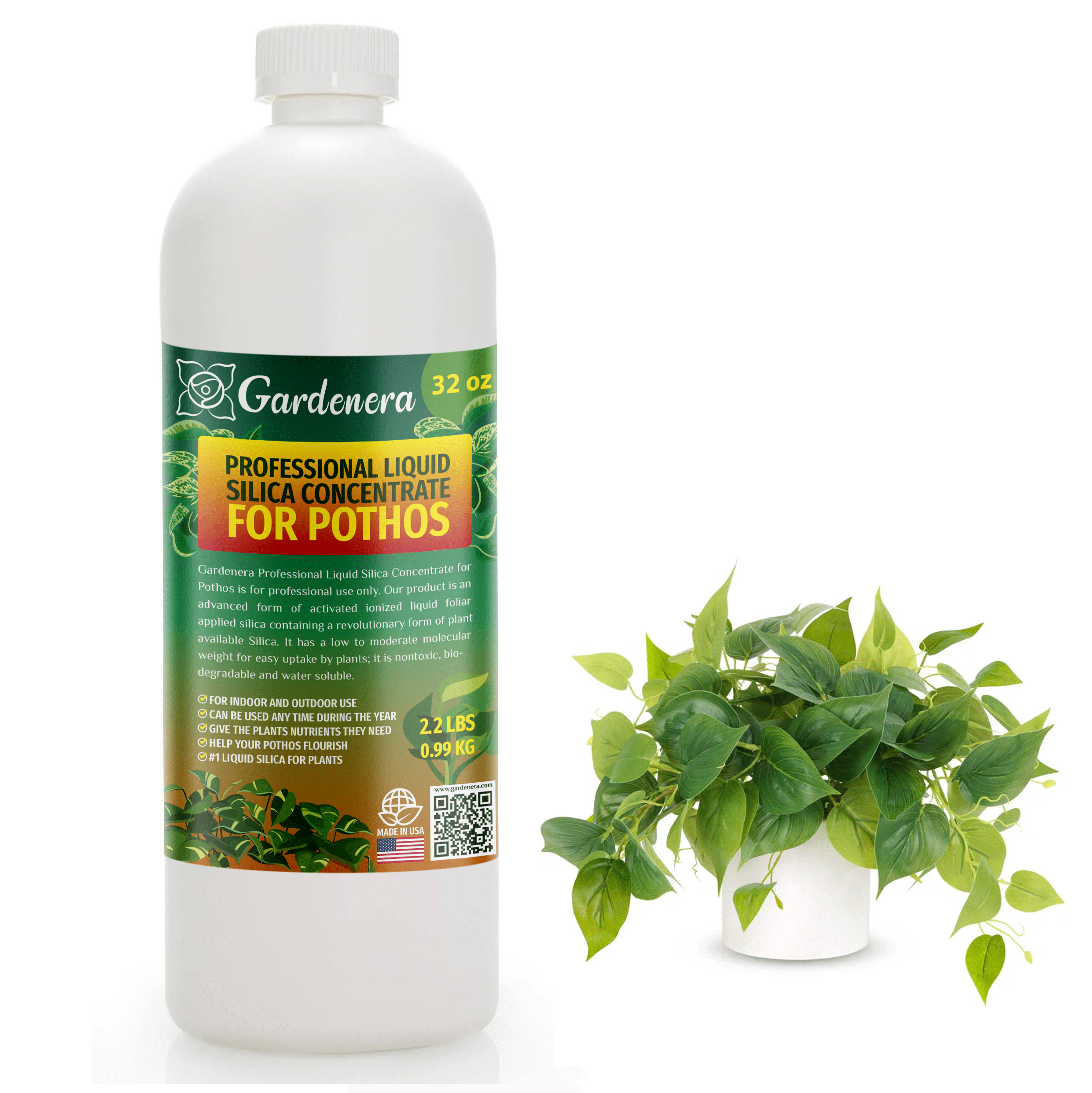 BESTSELLER Liquid Silica Plant Supplement - 32oz - POTHOS Plants Liquid  Silica Boost Fertilizer - Stronger Stems & Healthy Leaves for Indoor &  Outdoor Pothos Plants (Makes 180 Gallons) - Walmart.com