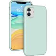 thumbnail image 1 of Liquid Silicone Case Compatible with iPhone 11 (6.1"), Full Body Protection Gel Rubber Cover with Soft Microfiber Lining, Scratch Resistant Shockproof Protective Phone Case, Turquoise, 1 of 13