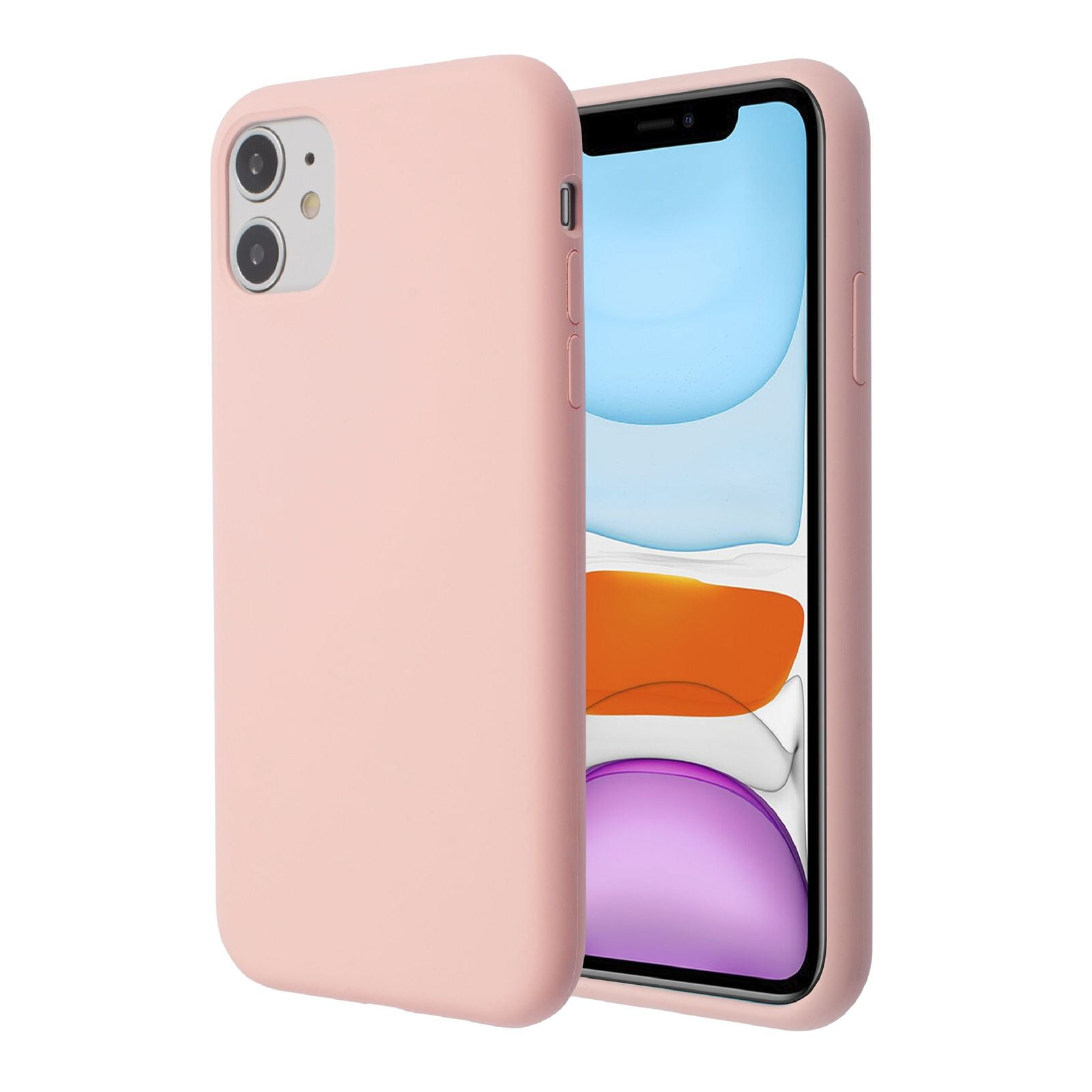 High Quality Soft Phone Case Liquid Silicone Cover Fiber Inside Silicon  Back Cover Case For Iphone 11 12 Case Fundas De Telefono - Buy Liquid  Silicone