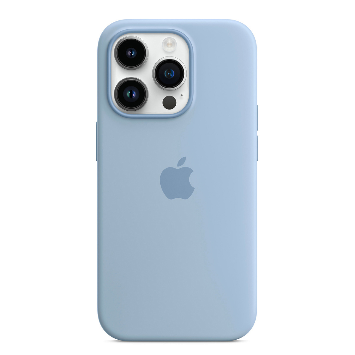 Silicone Case for iphone 13 pro Silicone Case with Magsafe Phone Protective Back Cover - Blue Fog