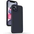 thumbnail image 1 of Liquid Silicone Case for iPhone 11 Pro Max, [Flat Edge Design] [Camera Protection] [Anti Fingerprint] 4 Layers Protect Scratch Proof Anti Drop Microfiber Phone Cover, 6.5", Black, 1 of 14