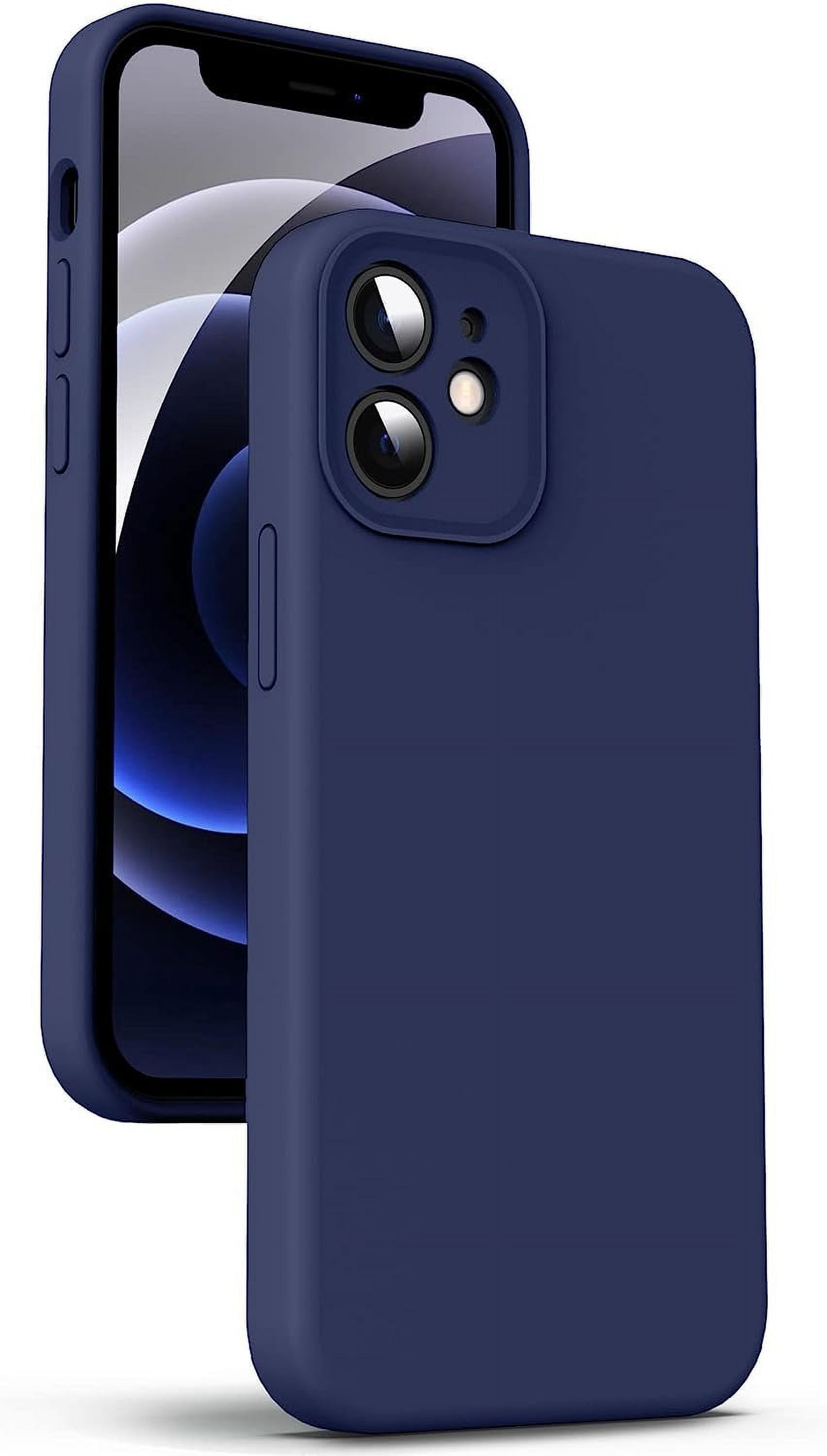 Liquid Silicone Case for iPhone 12, [Camera Protection] [Anti ...