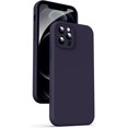 thumbnail image 1 of Liquid Silicone Case for iPhone 12 Pro, [Camera Protection] [Anti Fingerprint] [Wireless Charging] 4 Layer Phone Case Protective Cover, Built-in Microfiber Case Cover, 6.1", Dark Purple, 1 of 15
