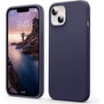 thumbnail image 1 of Liquid Silicone Case for iPhone 13 (6.1''), [Scratch-Resistant, Anti-Fingerprint, Shockproof] Protective Slim Fit Phone Case, 4-Layer Cover with Microfiber Lining, Silky-Soft Touch, Deep Purple, 1 of 14