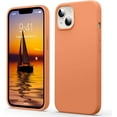 thumbnail image 1 of Liquid Silicone Case for iPhone 13 (6.1''), [Scratch-Resistant, Anti-Fingerprint, Shockproof] Protective Slim Fit Phone Case, 4-Layer Cover with Microfiber Lining, Silky-Soft Touch, Orange, 1 of 7