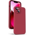thumbnail image 1 of Liquid Silicone Case for iPhone 13, [Camera Protection] [Anti Fingerprint] [Wireless Charging] 4 Layer Phone Case Protective Cover, Built-in Microfiber Case Cover, 6.1", Red, 1 of 14