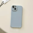 thumbnail image 1 of Liquid Silicone Case for iPhone 13, Premium Rubber Gel Silicone Case, Full Protection Soft Microfiber Lining Case Anti-Scratch Flexible Bumper Phone Cover for iPhone 13, Cyan, 1 of 11