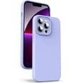 thumbnail image 1 of Liquid Silicone Case for iPhone 13 Pro, [Camera Protection] [Anti Fingerprint] [Wireless Charging] 4 Layer Phone Case Protective Cover, Built-in Microfiber Case Cover, 6.1", Purple, 1 of 14