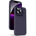 thumbnail image 1 of Liquid Silicone Case for iPhone 13 Pro, [Camera Protection] [Anti Fingerprint] [Wireless Charging] 4 Layer Phone Case Protective Cover, Built-in Microfiber Case Cover, 6.1", Dark Purple, 1 of 15