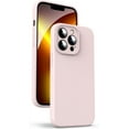 thumbnail image 1 of Liquid Silicone Case for iPhone 13 Pro, [Camera Protection] [Anti Fingerprint] [Wireless Charging] 4 Layer Phone Case Protective Cover, Built-in Microfiber Case Cover, 6.1", Pink, 1 of 14