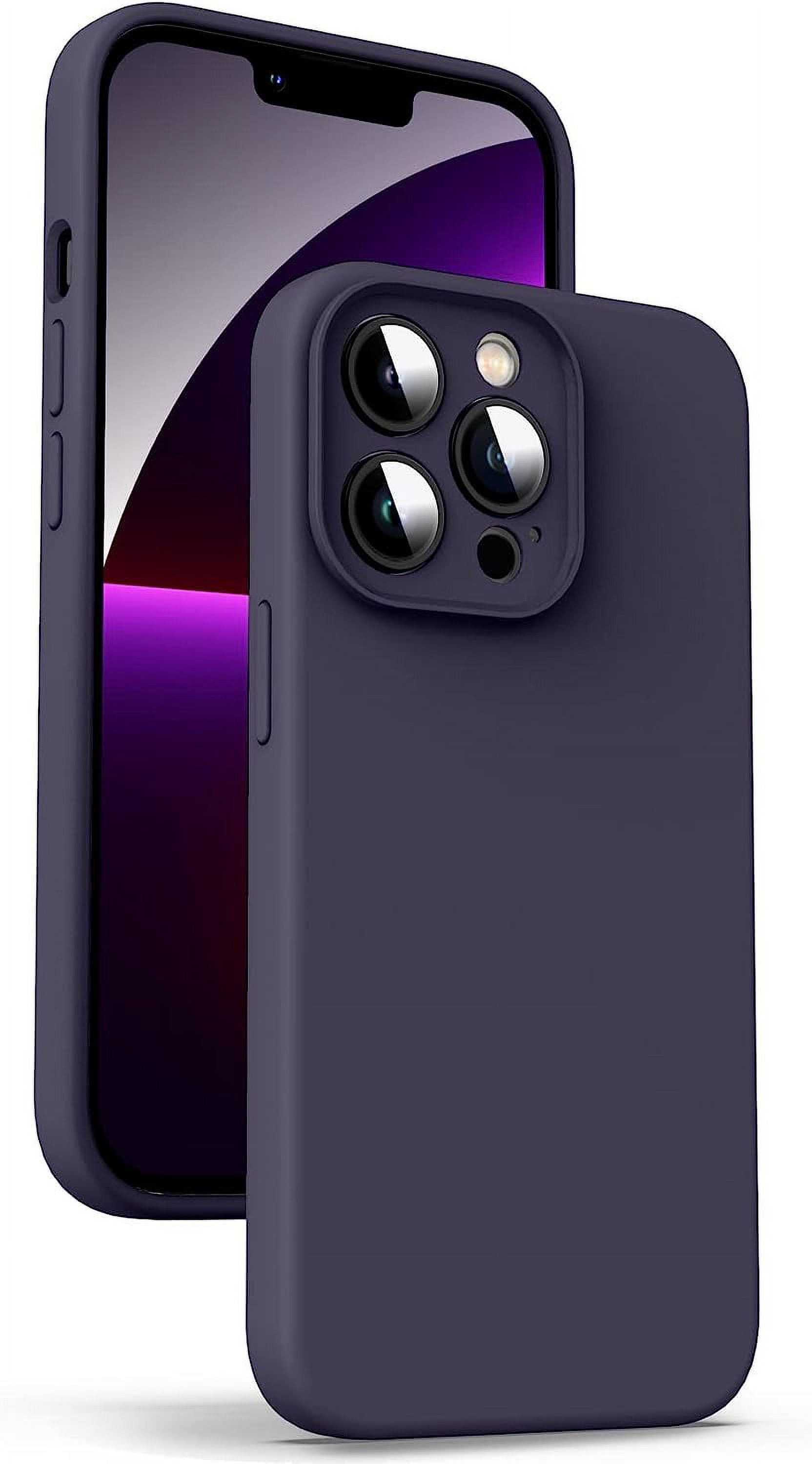 Liquid Silicone Case for iPhone 13 Pro, [Camera Protection] [Anti