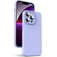 thumbnail image 1 of Liquid Silicone Case for iPhone 13 Pro Max, [Camera Protection] [Anti Fingerprint] [Wireless Charging] 4 Layer Phone Case Protective Cover, Built-in Microfiber Case Cover, 6.7", Purple, 1 of 8
