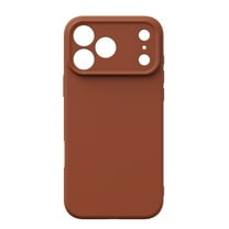 Liquid Silicone Case for iPhone 17 Pro, Premium Rubber Gel Silicone Case, Anti-Scratch Soft Microfiber Lining Case Flexible Bumper Cover for iPhone 17 Pro, Tan