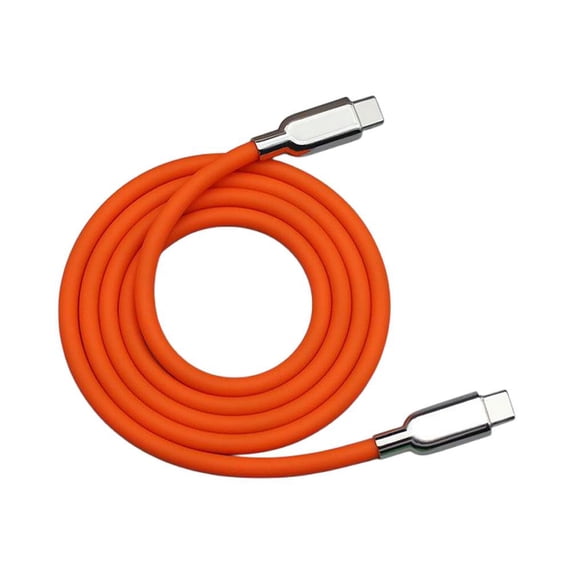 Liquid Silicone Data Cable 240W Type-C Super Fast Charging 2M Zinc ...