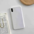 thumbnail image 1 of Liquid Silicone Gel Rubber Shockproof Shell Ultra-Thin [Slim Fit] Soft 4 Side Full Protection Cover, For iPhone XR, white, 1 of 1
